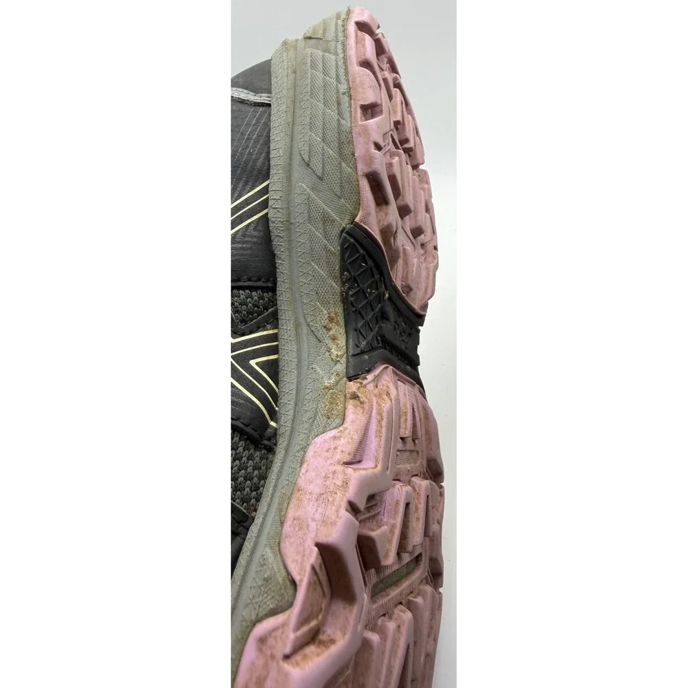 ASICS Gel-Venture 8 Trail Running Shoes Womens 7 Black Pink 1012A708 Good